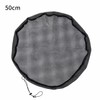 Drawstring Mesh Rain Barrel Cover for Outdoor Water Storage –