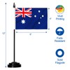 ANLEY Australia Deluxe Desk Flag Set - 6 x 4