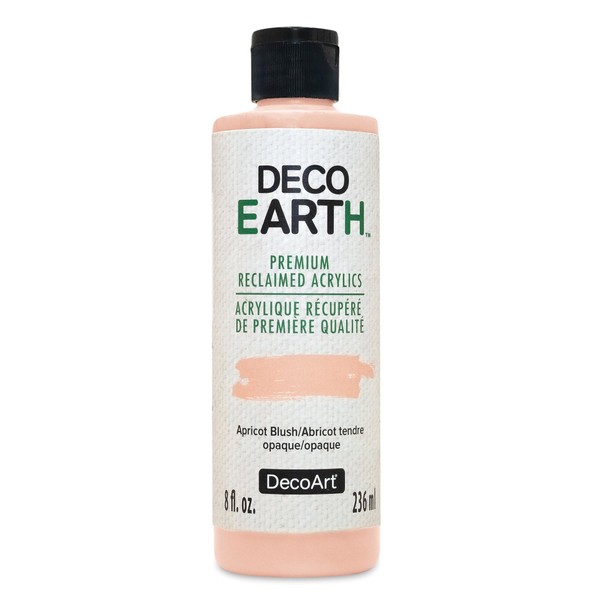 DecoArt DecoEarth Premium Reclaimed Acrylic Paint - Apricot Blush, 8