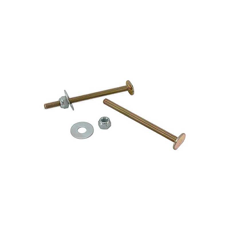 Plumb Pak PP835-14 Toilet Bolt Set, 1/4-20 X 3, Plated,