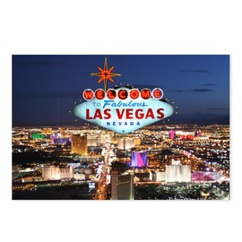 CafePress Las Vegas Postcards (Package of 8), 6"x4" Printed Note Card