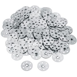 Vyuwast 300 Pcs Easy Fix Washers Insulation Washers for Screws 35mm Nail Gaskets Claw Washers for Screws Thermoboard Gypsum Board Extruded Plasterboard