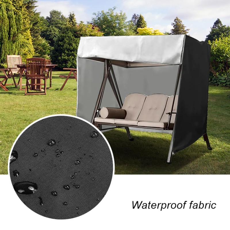 OPTUTUS 3 Seater Swing Cover for Outdoor Patio – Heavy