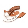 LIFAFA Handmade Viking Pizza Cutter Beautiful Axe with Unique Leather