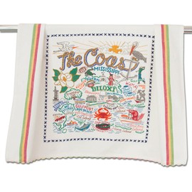 Catstudio Mississippi Coast Dish & Hand Towel | Great for Kitchen, Bar, & Bathroom
