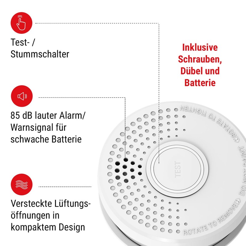 1-12 smoke alarm set fire alarm of the year