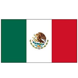 Mexico flag 3ft x 5ft Nylon - Outdoor