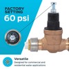 Cash Acme EB45 Pressure Regulating Valve with Disconnect Clip, Direct,
