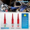 LUJIANI 1/2"-20 Wheel Spike Lug Nuts，24pcs 1/2-20 Locking Spiked Lug
