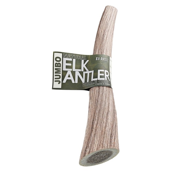 K-9 Antler Co. Elk Antlers for Dogs – Jumbo Whole,