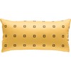 Erwin Müller Satin Cushion Cover, Cushion Cover, 100% Cotton, Yellow/Anthracite,