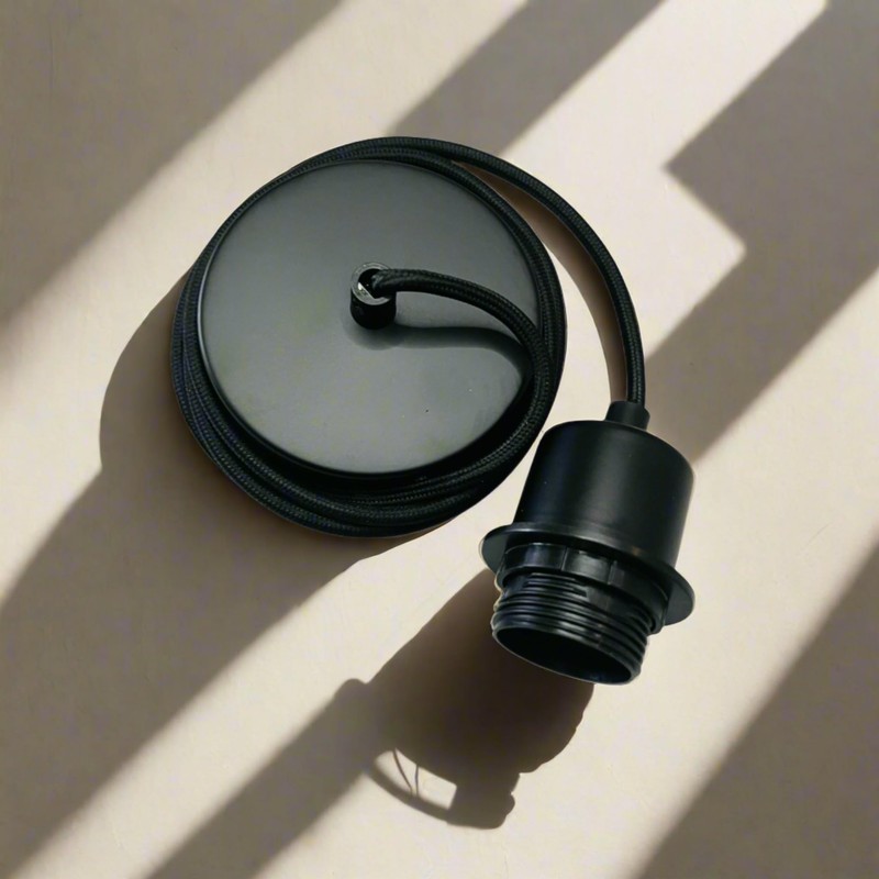 CGC Lighting Indoor Ceiling Adjustable Pendant and Matching Ceiling Rose