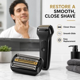 92B Replacement Shaver Head for Series 9 Razors – Stainless Steel Foil Cutter for Smooth Face Grooming
