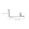 SHINEOFI 1Pc Floor Guide Swing Stop for Barn Doors Durable