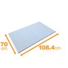 Topre shutter bath lid M-11 (70x110 for) Blue (japan import)