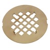 Artiwell 4-1/4” OD Snap-in Shower Drain Cover, Round Shower Drain
