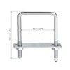 sourcing map 1 x M8 square U-bolt, square U-bolt, 70