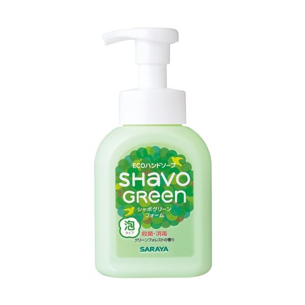 Saraya Shabo Green Foam Body, 8.5 fl oz (250 ml)
