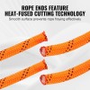 VEVOR Arborist Tree Climbing Rope Double Braid Polyester 3/8" x