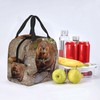 Larklitz Cute Funny Beaver Reusable Insulated Lunch Bag, 8.5in x