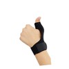 TOVINANNA Kids Thumb Support Brace 1 Piece Black Finger Guard