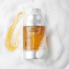 Oganacell Derx Limpiador Facial Revitalizante Con Péptidos Y Microesferas De Nuez - Gel Exfoliante Suave A Espuma Para Todo Tipo De Piel, Desarrollado