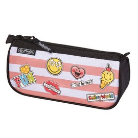 Herlitz Faulenzer Smileyworld 11274503 Pencil Case 22 x 10.5 x 4.5 cm multi-coloured Girly 22 cm
