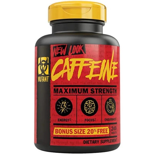 Mutant Cafeina 240 Capsulas - Producto Original de Alta Calidad,