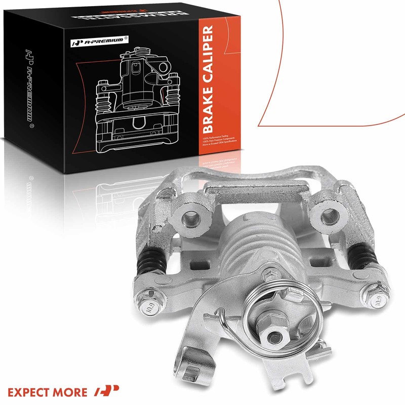 A-Premium A-Premium Disc Brake Caliper Assembly with Bracket Compatible with