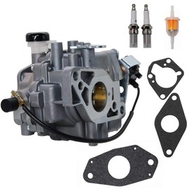 LOOFU 24 853 31s 24 853 32s 24 853 43s Carburetor for Kohler CH18 CH20 CH22 CH23 CH620 CH640 Engine Carb with Gaskets and Fuel Filter and Spark Plug