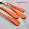 Onlycooker 20-Piece Orange Silverware Set 18/0 Stainless Steel Flatware Orange