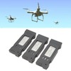 3pcs RC Plane Lithium Battery With 3 In 1 Charging