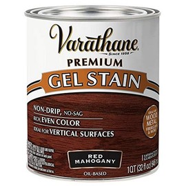 Varathane 358308 Premium Gel Stain, Quart, Red Mahogany