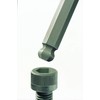 BONDHUS Hexagonal Stubby Double Ball L-Wrench 9/64 Inch (Short Hand: