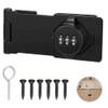 Door Lock, Retrofitted Room Key, 3-Digit Dial, Key Drop-proof, Zinc