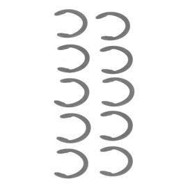10PCS Retaining Clip Rings, High Carbon Steel Snap Rings, Rubber Roller Fixing C Clips for Cutting Machine