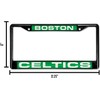 Rico Boston Celtics Black Metal License Plate Frame Holder