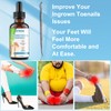 Ingrown Toenail Treatment w/Ingrown Toenail Drops Reliever & Softener,Double Sided