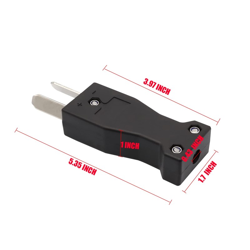 Crow Foot 2 Prong Charger Plug Club Car Yamaha 36