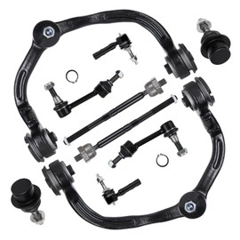 Front Upper Control Arm with Ball Joints for Ford Expedition Lincoln Navigator 2003 2004 Front Stabilizer Sway Bar Outer Inner Tie Rod End Link Passenger Driver Left Right Side Supension Kit