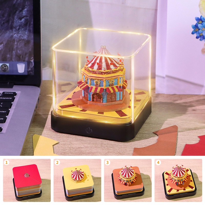 3D Calendar, 2026 3D Tear-off Pad, Desk Calendar, Notepad with