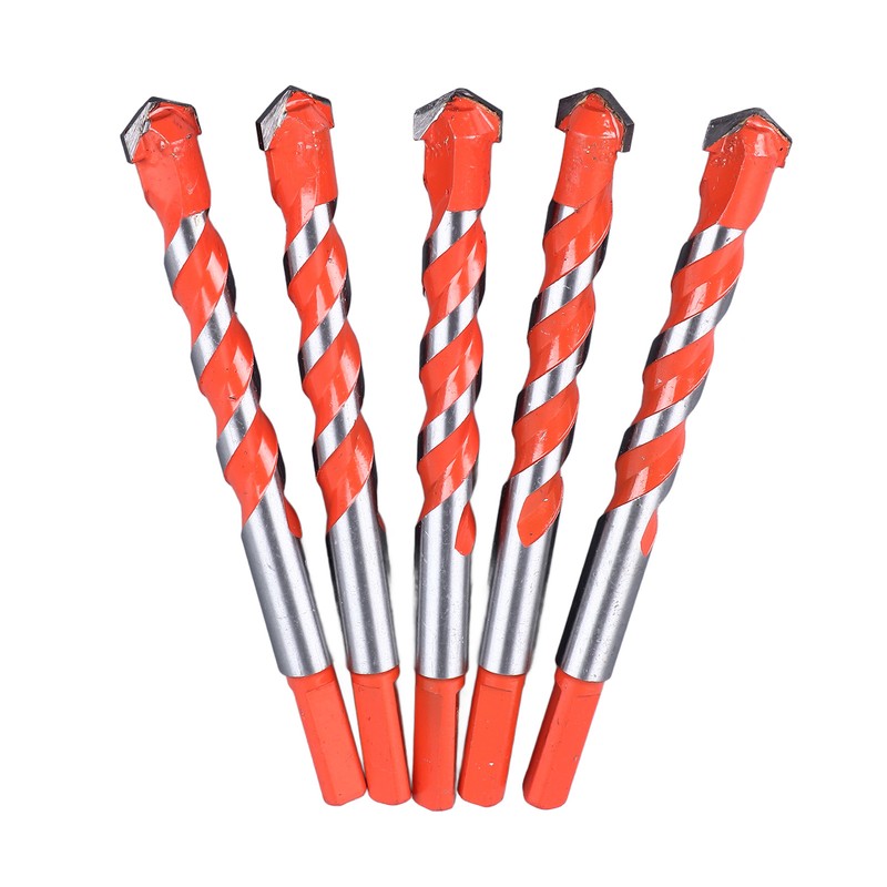 5PCS Twist Drill Bits 16.2mm Straight Triangle Shank Cemented Carbide