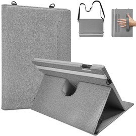 E NET-CASE Case for Remarkable Paper Pro, 360 Degree Rotating Stand Cover with Pen Holder/Hand Strap/Carrying Shoulder Strap & Auto Sleep/Wake for Remarkable Paper Pro 11.8" 2024 Released (Gary)