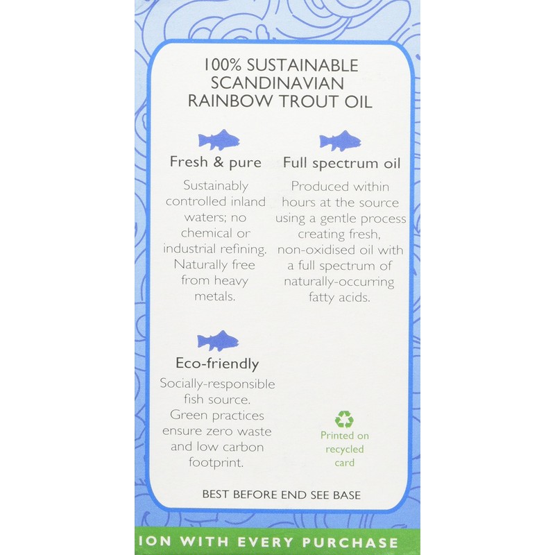 Viridian Scandinavian Rainbow Trout Oil Capsules 90