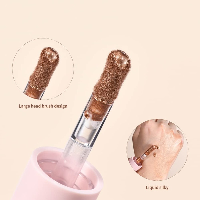 Liquid Contour Stick Makeup Glotion, Waterproof Luminous Lotion, Silky Smooth