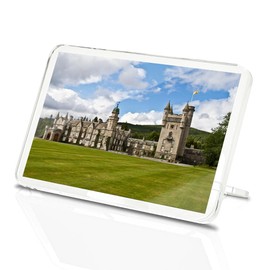 Classic Rectangle Magnet with Stand - Balmoral Castle Aberdeen Scotland - Fridge Locker Office Whiteboard Toolbox #50181