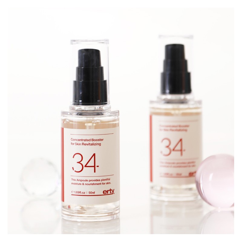 Erti 34 Revitalizing Adenosine Cicase Serum Idebenone Peptide Dermatology Ampoule