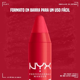 Nyx Professional Makeup, Pintura Facial y Corporal en Barra, Tono Rojo