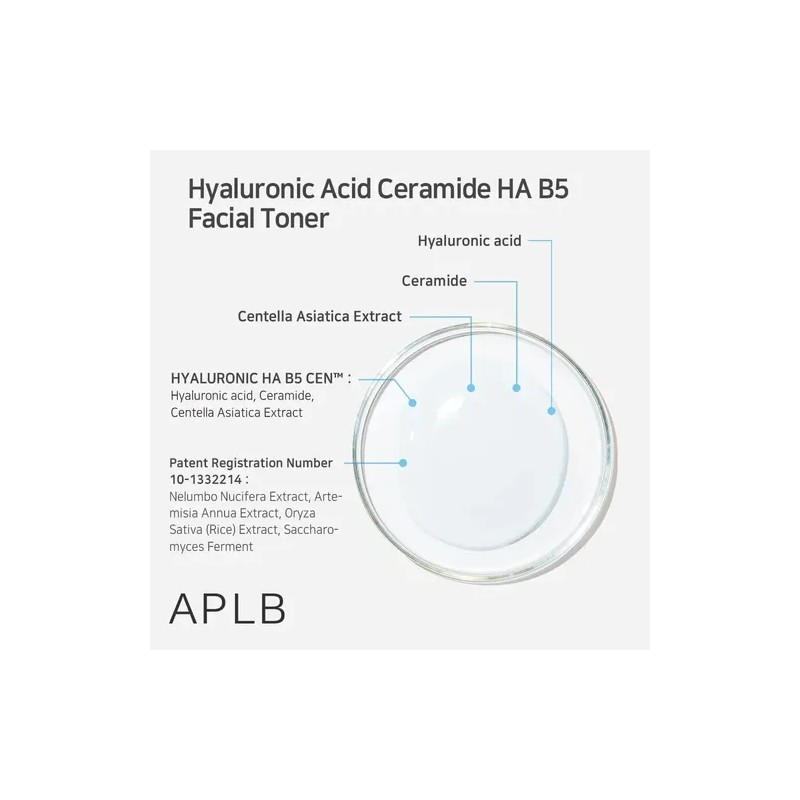 Tónico Aplb Hyaluronic Acid Ceramide Ha B5-160ml Día/noche Todo Tipo