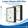 AM3 Replacement Filter Pack Compatible with Fellowes Aeramax Pro AM3